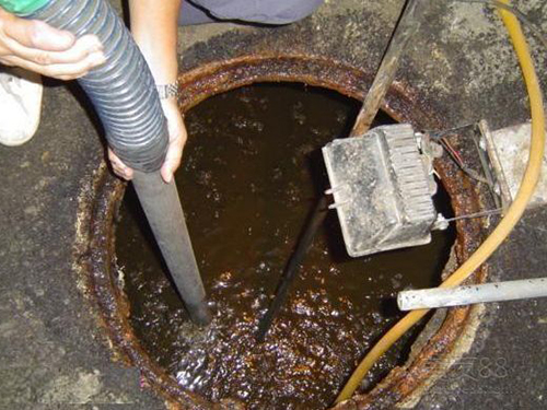 盐边隔油池清理